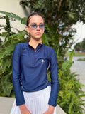 Athletic blue shirt
