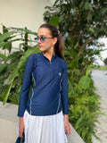 Athletic blue shirt