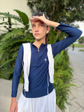Athletic blue shirt