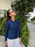 Athletic blue shirt