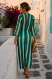 Blue threads dress