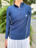 Athletic blue shirt