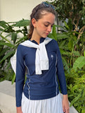 Athletic blue shirt